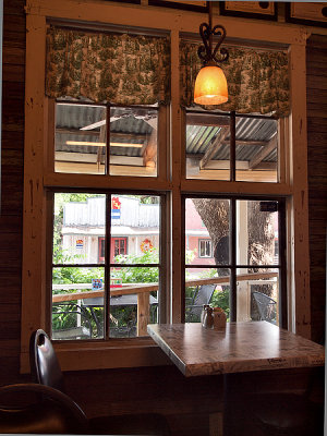 The view from Gracies Cafe