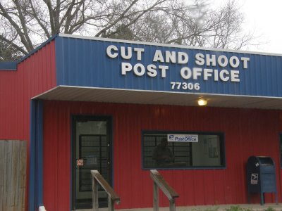 1/25  Cut and Shoot, TX. A great place to visit.