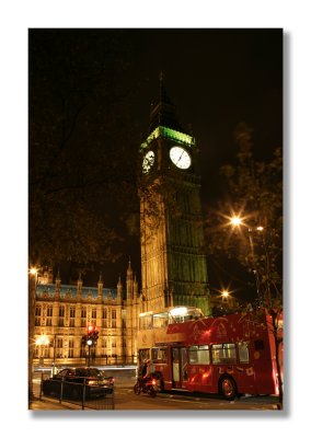 Big Ben & London Bus 