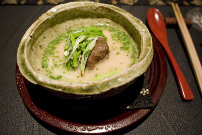 Wagyu Beef Cheek in White Miso Soup