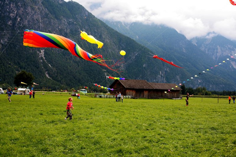 Lienz: kites show