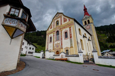 Obertilliach, a cloudy weather (HDR)