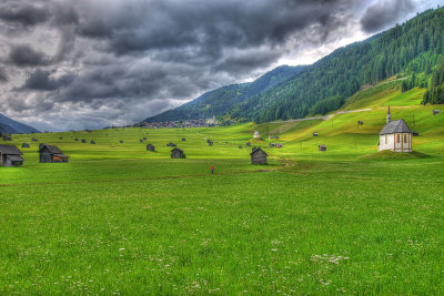 Obertilliach, a cloudy weather  (HDR)