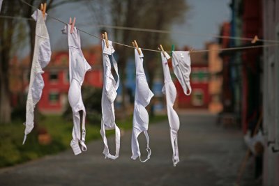 laundry day in burano island