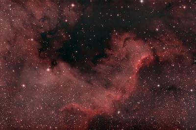 The Cygnus Wall in NGC7000