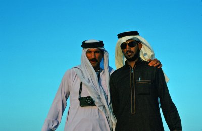Emanuel Lowi on left (photo by Hamdan)