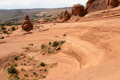 amphitheater below Delicate Arch