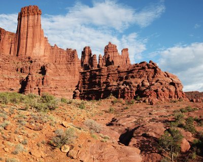 Fisher Towers from campground