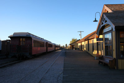 Chama station at dawn