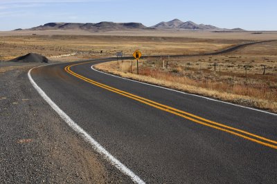 Bend in the road, Hwy. 193