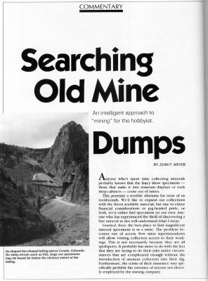 Mine dumps - Lapidary Journal