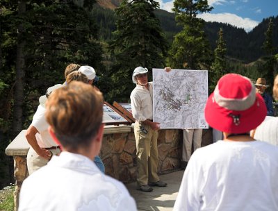 Bob Risch and map