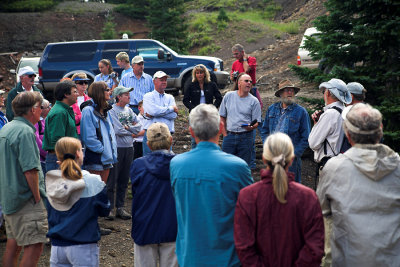 Gathered enthusiasts