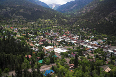 Ouray from above