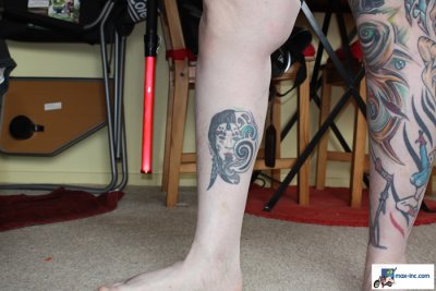 Inside Right Leg - from New Zealand- Native American and Maori