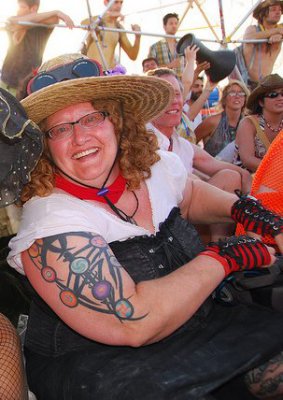 Max - Upper Right Arm - photo from Burning Man 2010