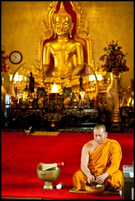 Monk and Buddha