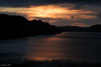 Golden Sunset over Loch Inchard