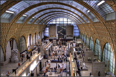 Inside the Musee D'Orsay