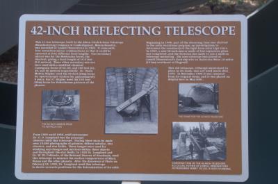 Information on 42 inch telescope