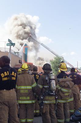 Watching as the First Crews Attack the Fire