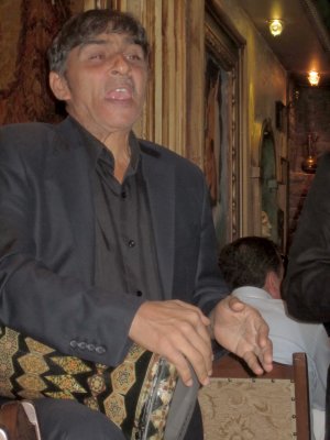 Darbuka player