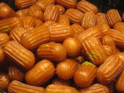 Honey-soaked desserts