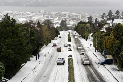 First winter snow