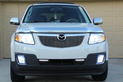 2011 Mazda Tribute with Audi Style LED Running Lights