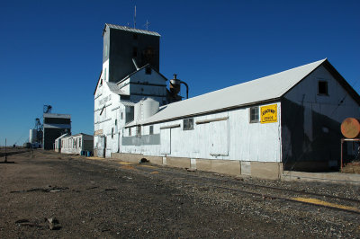 Arriba, CO grain elevators.