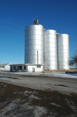Strasburg, CO grain elevator.