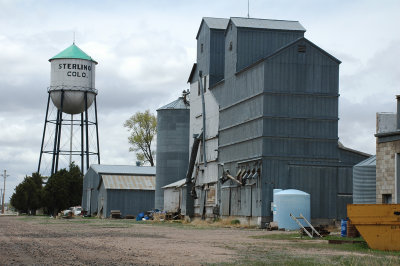 Sterling, CO grain elevators.