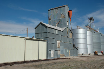 Ovid, CO old grain elevator.