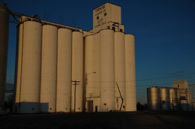 Fleming, CO grain elevators.