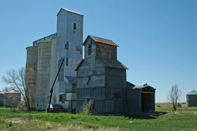 Willard, CO old grain elevators.