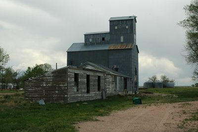 Grover, CO old grain elevator.