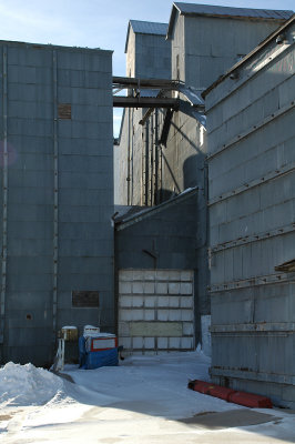 Holyoke, CO old grain elevators.