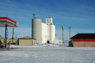 Fleming, CO grain elevator.