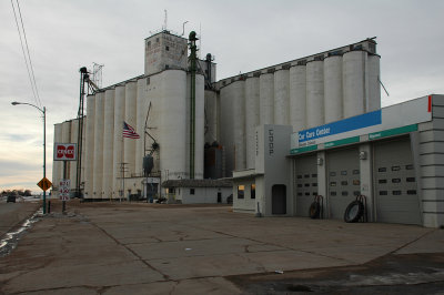 Holyoke, CO grain elevators.