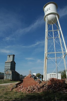 Gage, OK old grain elevator.
