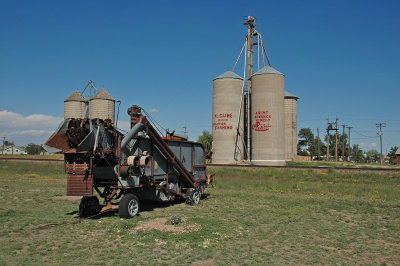 Nunn, CO old grain elevator.