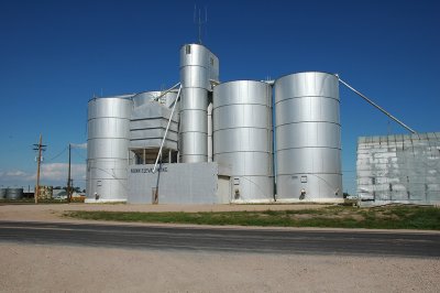 Nunn, CO old grain elevator.