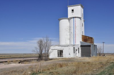 Hillrose, CO grain elevator.
