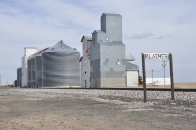 Platner, CO old grain elevators.