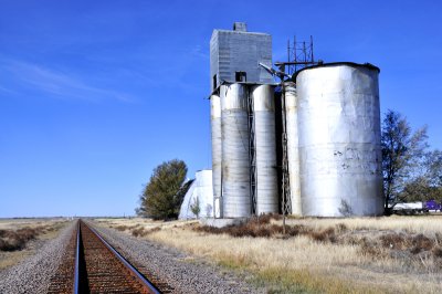 Kit Carson, CO old grain elevator.