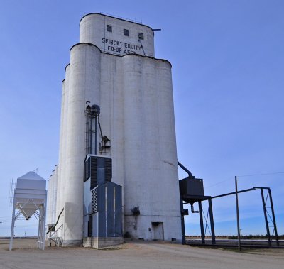Tillotson Construction Co-Omaha, NE built grain elevator-Seibert, CO.