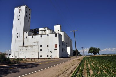 Lucere, CO grain elevator and mill.