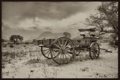 Snow at Ghost Ranch