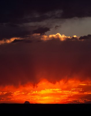 Cabezon Sunset Storm