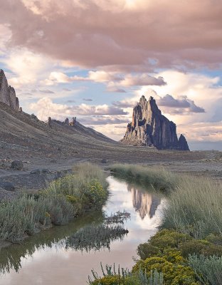 Shiprock After a Storm